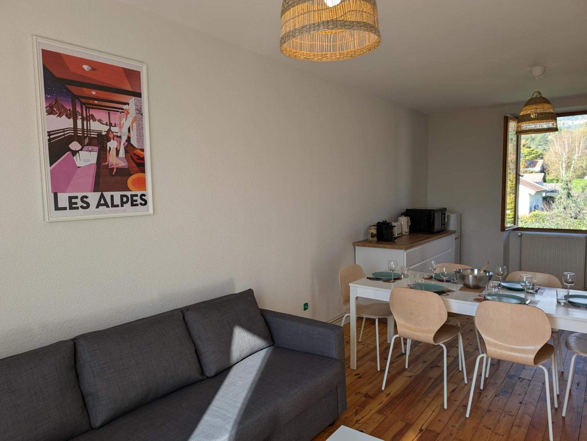 Appart 65M2 Avec 2 Chambres Dans Ferme Renovee - Parking Gratuit - Grande Vue Montagnes Montbonnot-Saint-Martin Exterior foto